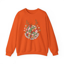 Load image into Gallery viewer, Groovy and Bright X'mas Sweatshirt /Groovy and Bright Crewneck Sweatshirt
