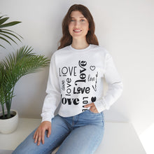 Load image into Gallery viewer, Love Art Sweatshirt /Valentine's Day Crewneck Sweatshirt
