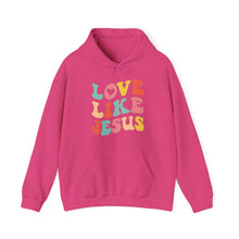 Load image into Gallery viewer, Love like Jesus Hooded Sweatshirt / Valentine's Day Hooded Sweatshirt