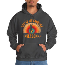 Load image into Gallery viewer, Golf is My Favorite Season Hooded Sweatshirt, golf Hooded Sweatshirt /Unisex Heavy Blend™ Hooded Sweatshirt