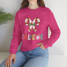 Load image into Gallery viewer, X'mas believer Sweatshirt / Christmas Sweatshirt /Unisex Heavy Blend Crewneck Sweatshirt