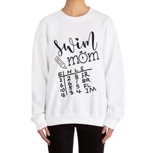 Load image into Gallery viewer, Swim Mom Sweatshirt / swim meet Sweatshirt /Unisex Heavy Blend™ Crewneck Sweatshirt