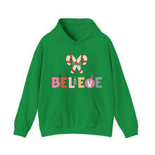 Load image into Gallery viewer, X'mas believer Hooded Sweatshirt / Hooded Sweatshirt for Xmas / Christmas Hooded Sweatshirt