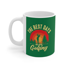 Load image into Gallery viewer, The best days are spent golfing/ Ceramic Mug 11oz