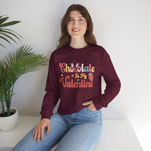 Load image into Gallery viewer, Chocolate Is My Valentine /Valentine's Day Crewneck Sweatshirt