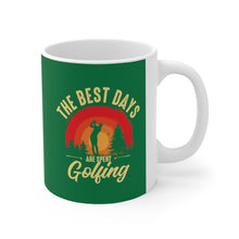 Load image into Gallery viewer, The best days are spent golfing/ Ceramic Mug 11oz