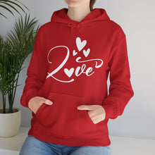 Load image into Gallery viewer, Love Hooded Sweatshirt / Valentine's Day Hooded Sweatshirt