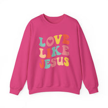 Load image into Gallery viewer, Love like Jesus Sweatshirt /Valentine's Day Crewneck Sweatshirt