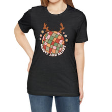 Load image into Gallery viewer, Groovy and Bright /  X'mas Groovy and Bright T-Shirt / Christmas T-Shirts