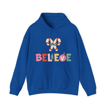 Load image into Gallery viewer, X'mas believer Hooded Sweatshirt / Hooded Sweatshirt for Xmas / Christmas Hooded Sweatshirt