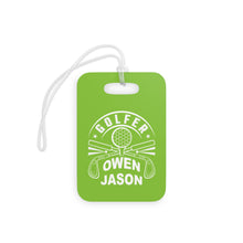 Load image into Gallery viewer, Personalized Golf Bag Tag/Golf Distance Tags - Light Green
