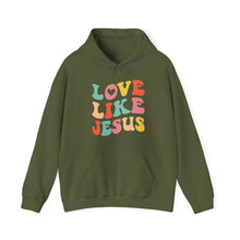 Load image into Gallery viewer, Love like Jesus Hooded Sweatshirt / Valentine's Day Hooded Sweatshirt