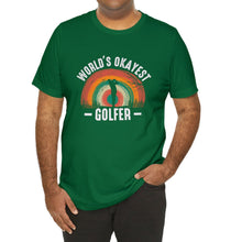 Load image into Gallery viewer, World's Okayest Golfer T-shirt, Tshirts for Golfer