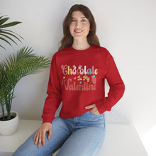 Load image into Gallery viewer, Chocolate Is My Valentine /Valentine's Day Crewneck Sweatshirt
