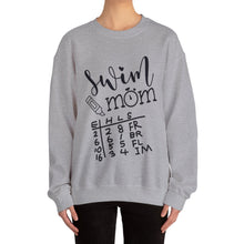 Load image into Gallery viewer, Swim Mom Sweatshirt / swim meet Sweatshirt /Unisex Heavy Blend™ Crewneck Sweatshirt