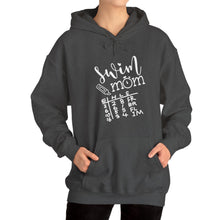 Load image into Gallery viewer, Swim Mom Hooded Sweatshirt / swim meet Hooded Sweatshirt /Unisex Heavy Blend™ Hooded Sweatshirt