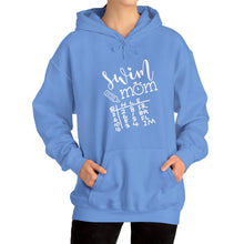 Load image into Gallery viewer, Swim Mom Hooded Sweatshirt / swim meet Hooded Sweatshirt /Unisex Heavy Blend™ Hooded Sweatshirt