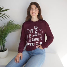 Load image into Gallery viewer, Love Art Sweatshirt /Valentine's Day Crewneck Sweatshirt