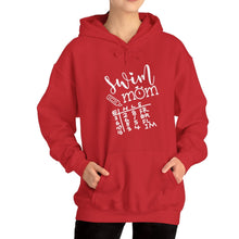 Load image into Gallery viewer, Swim Mom Hooded Sweatshirt / swim meet Hooded Sweatshirt /Unisex Heavy Blend™ Hooded Sweatshirt