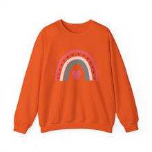 Load image into Gallery viewer, Love Rainbow Sweatshirt /Valentine's Day Crewneck Sweatshirt