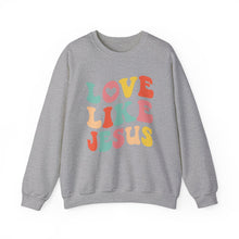 Load image into Gallery viewer, Love like Jesus Sweatshirt /Valentine's Day Crewneck Sweatshirt