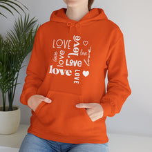 Load image into Gallery viewer, Love Art Hooded Sweatshirt / Valentine's Day Hooded Sweatshirt