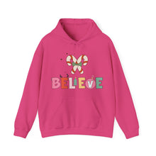 Load image into Gallery viewer, X'mas believer Hooded Sweatshirt / Hooded Sweatshirt for Xmas / Christmas Hooded Sweatshirt