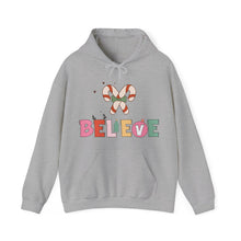Load image into Gallery viewer, X'mas believer Hooded Sweatshirt / Hooded Sweatshirt for Xmas / Christmas Hooded Sweatshirt