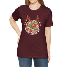Load image into Gallery viewer, Groovy and Bright /  X'mas Groovy and Bright T-Shirt / Christmas T-Shirts