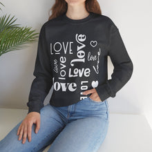 Load image into Gallery viewer, Love Art Sweatshirt /Valentine's Day Crewneck Sweatshirt