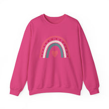 Load image into Gallery viewer, Love Rainbow Sweatshirt /Valentine's Day Crewneck Sweatshirt