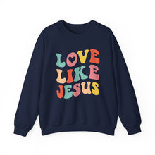 Load image into Gallery viewer, Love like Jesus Sweatshirt /Valentine's Day Crewneck Sweatshirt