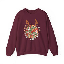Load image into Gallery viewer, Groovy and Bright X'mas Sweatshirt /Groovy and Bright Crewneck Sweatshirt