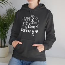 Load image into Gallery viewer, Love Art Hooded Sweatshirt / Valentine's Day Hooded Sweatshirt