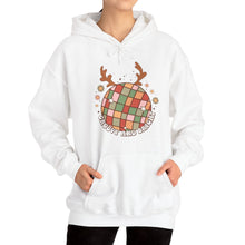 Load image into Gallery viewer, Groovy and Bright Hooded Sweatshirt/X'mas Groovy and Bright Hooded Sweatshirt / Christmas Hooded Sweatshirt
