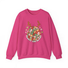 Load image into Gallery viewer, Groovy and Bright X'mas Sweatshirt /Groovy and Bright Crewneck Sweatshirt
