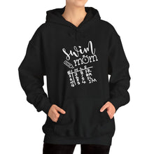 Load image into Gallery viewer, Swim Mom Hooded Sweatshirt / swim meet Hooded Sweatshirt /Unisex Heavy Blend™ Hooded Sweatshirt