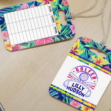 Load image into Gallery viewer, Personalized Lilly 6 golf yardage tag