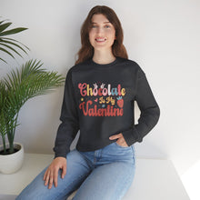 Load image into Gallery viewer, Chocolate Is My Valentine /Valentine's Day Crewneck Sweatshirt