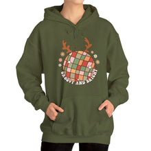 Load image into Gallery viewer, Groovy and Bright Hooded Sweatshirt/X'mas Groovy and Bright Hooded Sweatshirt / Christmas Hooded Sweatshirt