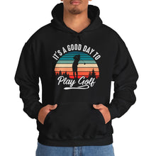 Load image into Gallery viewer, It's a good day to play golf Hooded Sweatshirt, golf Hooded Sweatshirt /Unisex Heavy Blend™ Hooded Sweatshirt