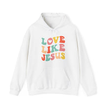 Load image into Gallery viewer, Love like Jesus Hooded Sweatshirt / Valentine's Day Hooded Sweatshirt