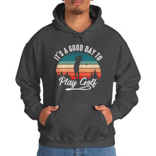 Load image into Gallery viewer, It's a good day to play golf Hooded Sweatshirt, golf Hooded Sweatshirt /Unisex Heavy Blend™ Hooded Sweatshirt