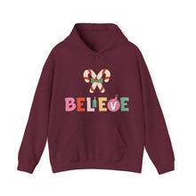 Load image into Gallery viewer, X'mas believer Hooded Sweatshirt / Hooded Sweatshirt for Xmas / Christmas Hooded Sweatshirt