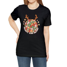 Load image into Gallery viewer, Groovy and Bright /  X'mas Groovy and Bright T-Shirt / Christmas T-Shirts