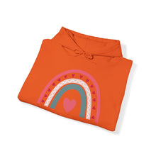 Load image into Gallery viewer, Love Rainbow Hooded Sweatshirt / Valentine's Day Hooded Sweatshirt