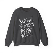 Load image into Gallery viewer, Swim Mom Sweatshirt / swim meet Sweatshirt /Unisex Heavy Blend™ Crewneck Sweatshirt
