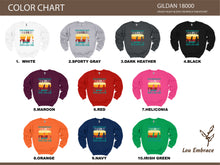 Load image into Gallery viewer, Never Underestimate a Girl with a Golf Club Sweatshirt, Golfer Sweatshirt /Unisex Heavy Blend™ Crewneck Sweatshirt
