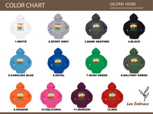 Load image into Gallery viewer, Never Underestimate a Girl with a Golf Club Hooded Sweatshirt, golf Hooded Sweatshirt /Unisex Heavy Blend™ Hooded Sweatshirt