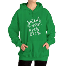 Load image into Gallery viewer, Swim Mom Hooded Sweatshirt / swim meet Hooded Sweatshirt /Unisex Heavy Blend™ Hooded Sweatshirt
